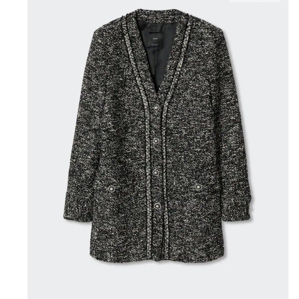 Mango Tweed Jacket - Picture 2 of 5